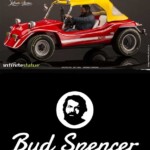 BUD SPENCER - Bud Spencer on Dune Buggy 1/18 Model Varie Infinite Statue