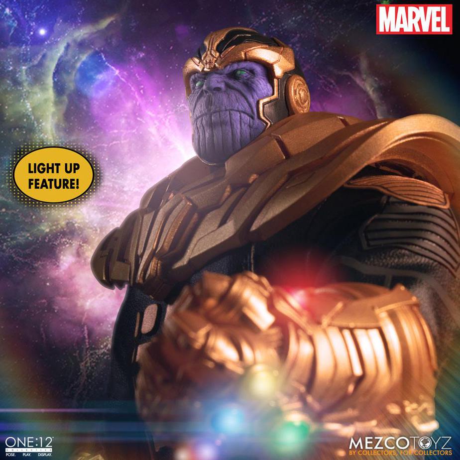 Aazon.co: Ezco Toys Arvel Universe 1/12 Thanos Illuinated Figure...