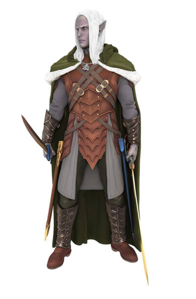 Wizkids: Dungeons & Dragons "Drizzt Do'Urden (Schaumgummi/Latex)" 1/1 Replik