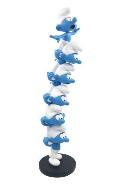 Plastoy: Die Schlümpfe "Schlumpf-Turm" Statue