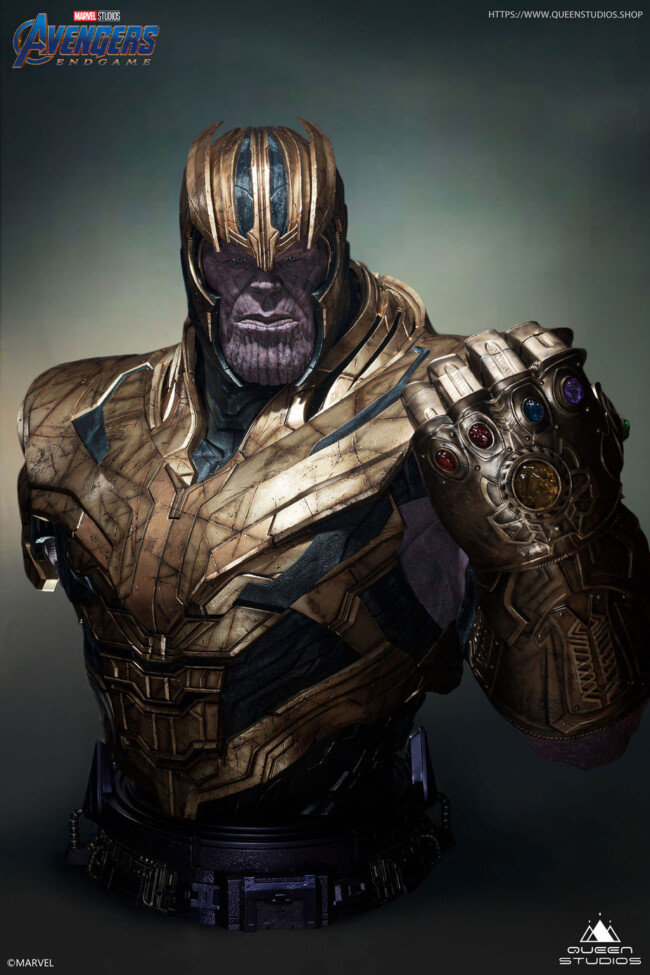 Buste-Thanos-Lifesize-Queen-Studios-TP
