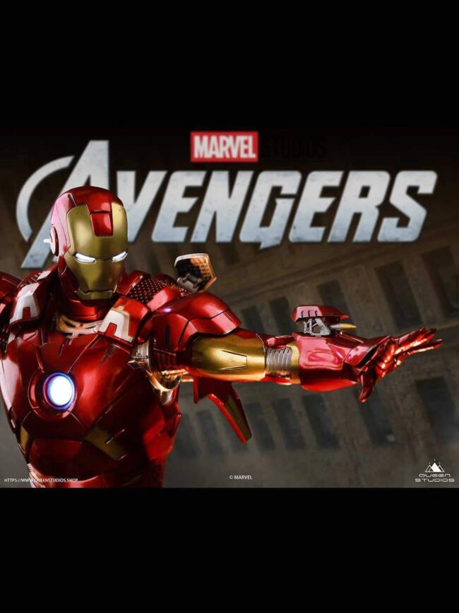 Statuette-Iron-Man-Mark-7-1-4-Queen-Studios-11