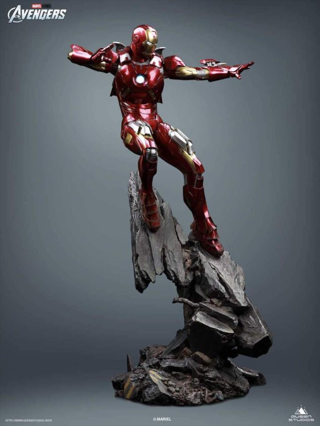 Statuette-Iron-Man-Mark-7-1-4-Queen-Studios-5