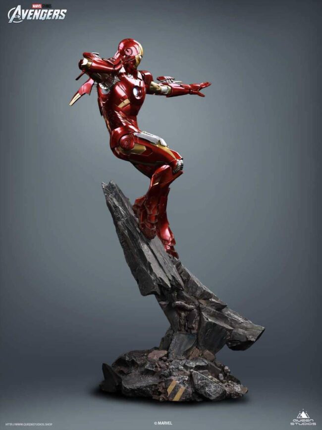 Statuette-Iron-Man-Mark-7-1-4-Queen-Studios-6