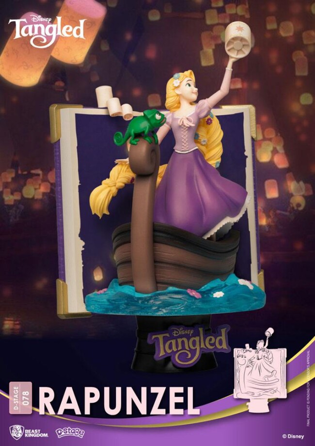 Beast Kingdom Disney Story Book Series "Rapunzel" DStage PVC
