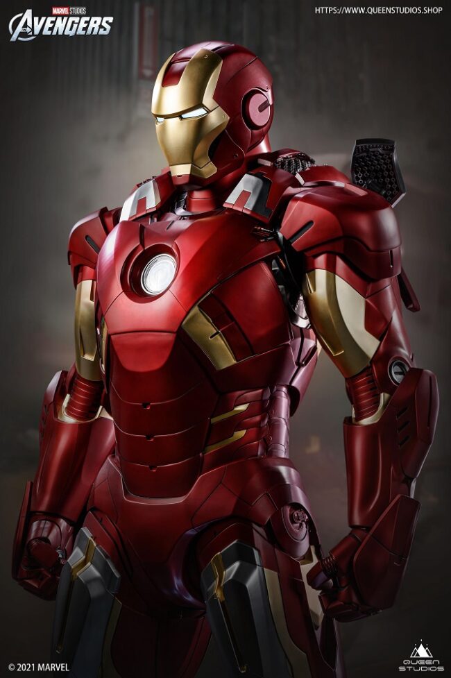 Statuette-Iron-Man-Mark-7-Life-Size-Queen-Studios-11