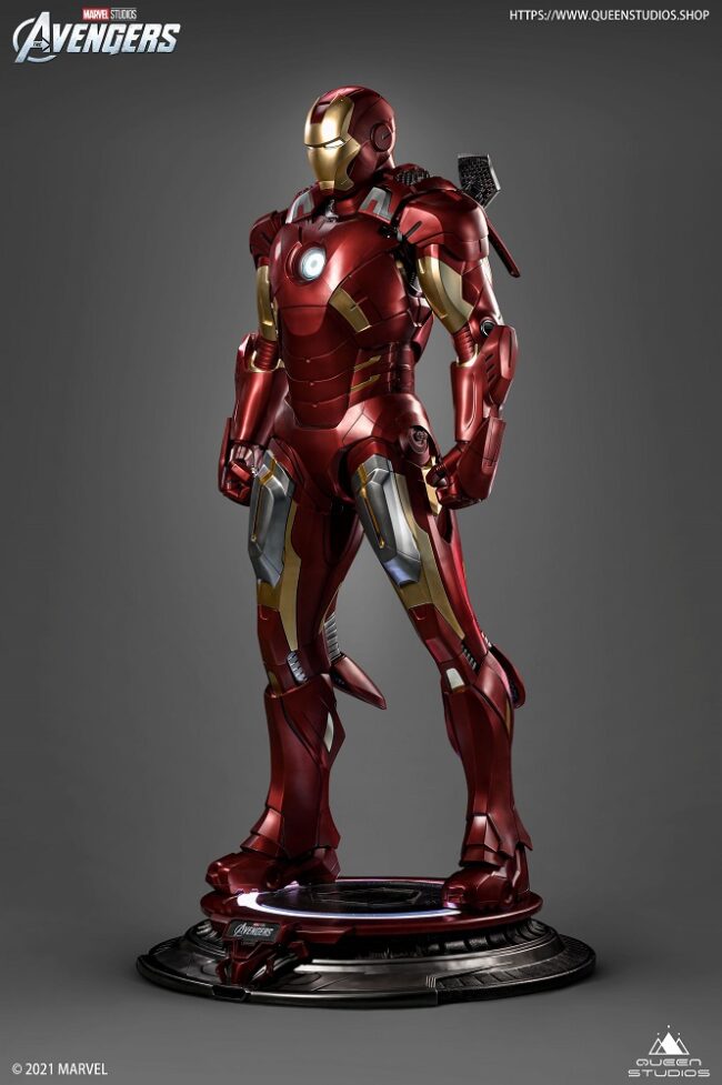 Statuette-Iron-Man-Mark-7-Life-Size-Queen-Studios-3