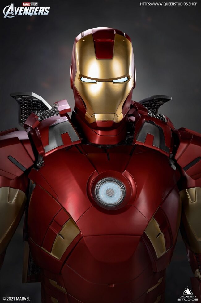 Statuette-Iron-Man-Mark-7-Life-Size-Queen-Studios-6