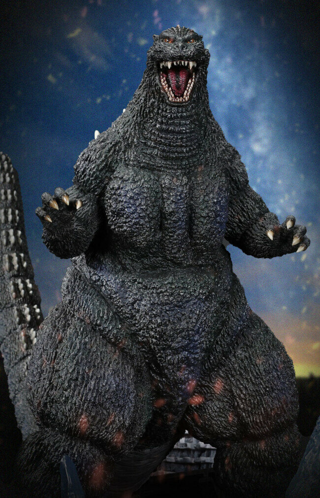 XM-Studios: Godzilla VS SpaceGodzilla "Godzilla 1994 - Ver B" Statue ...