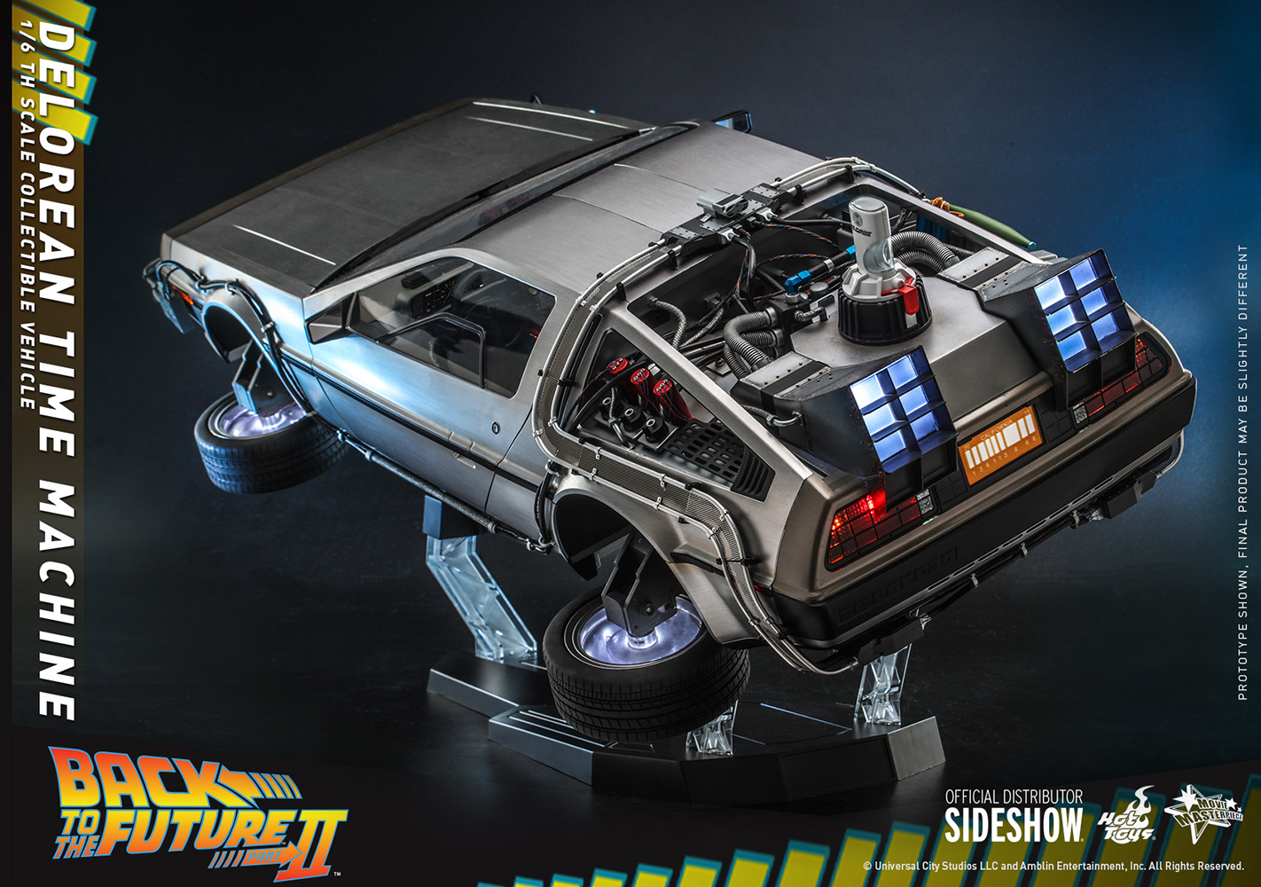 Hot Toys: Zurück in die Zukunft II DeLorean - Time Machine 1/6 Movie  Masterpiece Fahrzeug 