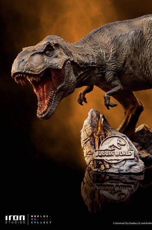 T-Rex Jurassic World Icons Statue by Iron Studios