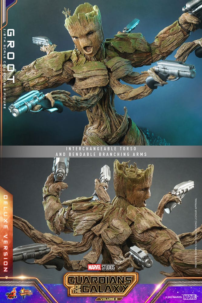 Hot Toys: Guardians of the Galaxy Vol. 3 Groot Deluxe Version 1/6  Actionfigur (Q3/2024) 