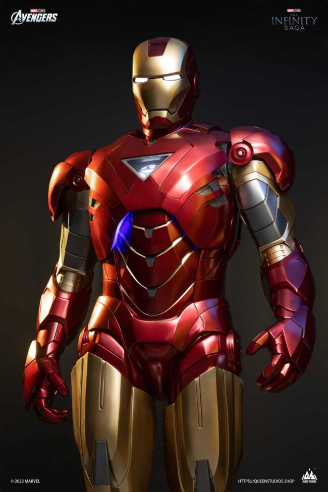 Statuette-Iron-Man-Mark-6-Queen-Studios-09