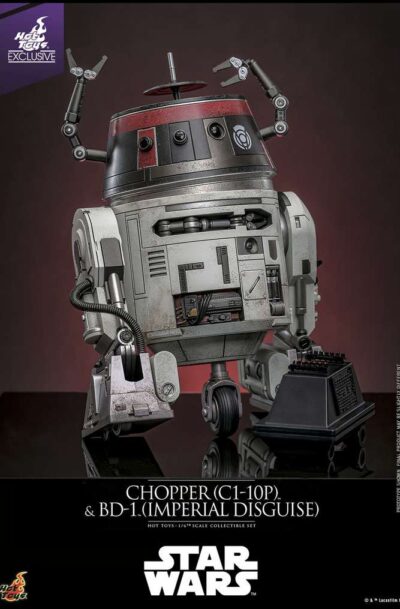 Hot Toys: Star Wars "Chopper (C1-10P) & BD-1 (Imperial Disguise)" HT Exclusive 1/6 Actionfigur (Q4/2025)