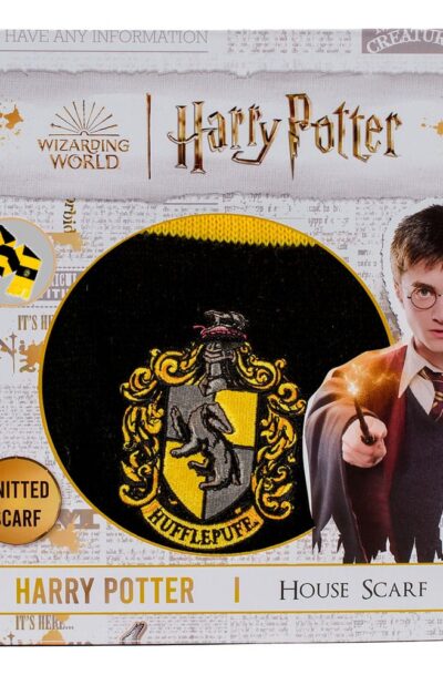 AAA Merchandise: Harry Potter "Hufflepuff Thin Stripes (Boxed)" Schal 160 cm