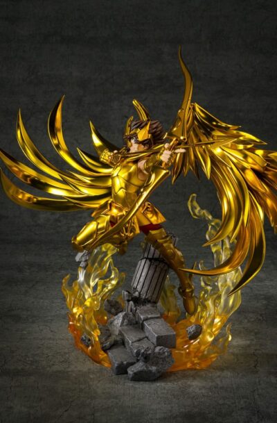 Bandai Tamashii Nations: Saint Seiya Figuarts ZERO Metallic Touch PVC Statue Sagitarius Seiya 25 cm