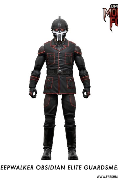 Operation: Monster Force Actionfigur 1/12 Sleepwalker Obsidian Elite Guardsmen 15 cm
