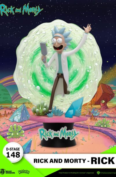 Beast Kingdom Toys: Rick & Morty D-Stage PVC Diorama Rick 14 cm