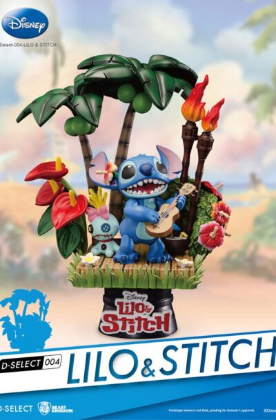 Beast Kingdom Toys: Disney D-Stage PVC Diorama Stitch 14 cm