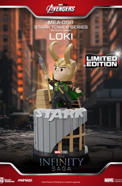 Beast Kingdom Toys: Marvel Mini Egg Attack Figuren The Infinity Saga Stark Tower series Loki 12 cm