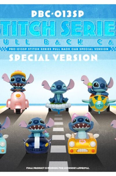 Beast Kingdom Toys: Lilo & Stitch Pull Back Car Series Rückzug-Autos Blind Box 6er-Pack Special Edition (Q3/2025)
