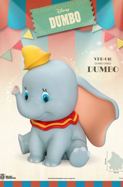 Beast Kingdom Toys: Disney Funktional Figure Spardose Dumbo 34 cm