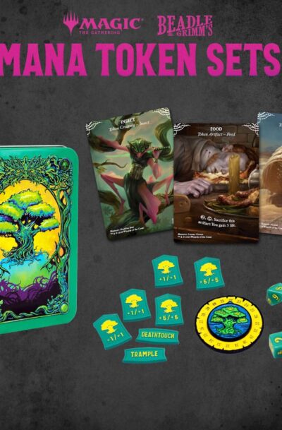 Beadle & Grimm´s: Magic the Gathering Dice and Token Pack Green Mana