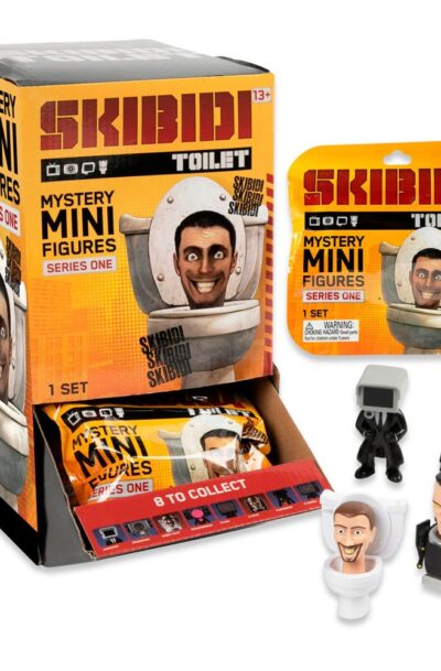 Bonkers Toys: Skibidi Toilet Minifiguren 6 cm Series 1 Display (24)