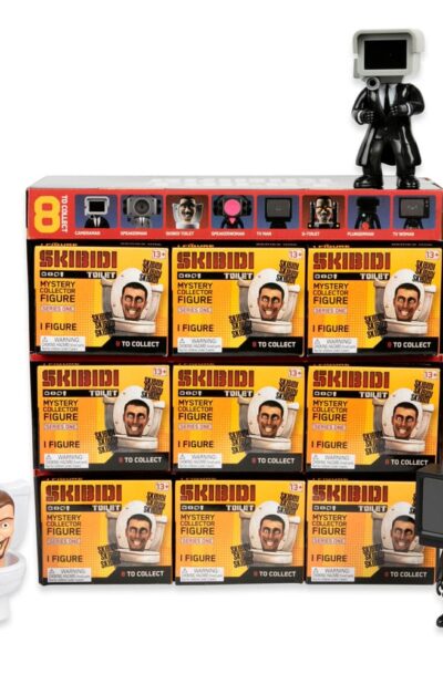 Bonkers Toys: Skibidi Toilet Figuren 11 cm Series 1 Display (9)
