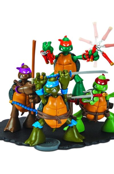 BOTI: Teenage Mutant Ninja Turtles Actionfiguren 40th Anniversary 10 cm Sortiment (8)