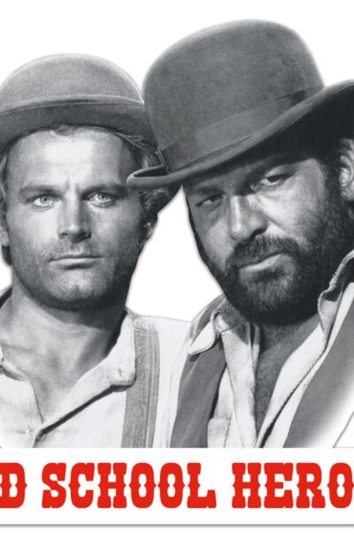 Blechwaren Fabrik Braunschweig: Bud Spencer & Terence Hill 3D Blechschild Old School Heroes 45 x 45 cm