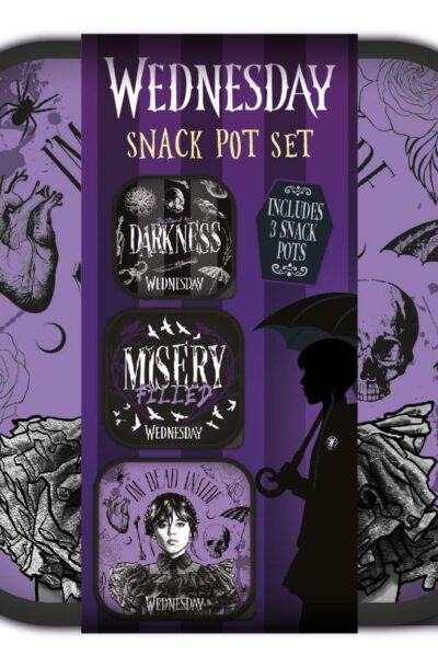 Blue Sky Studios: Wednesday Lunchboxen 3 in 1 Snack Pots