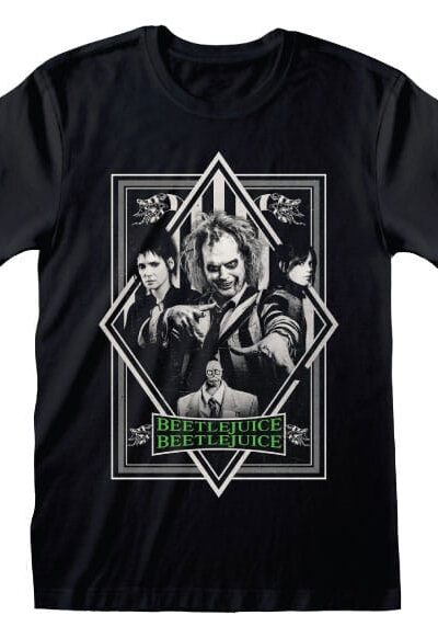 Heroes Inc: Beetlejuice 2 T-Shirt Poster Plain  Grösse S