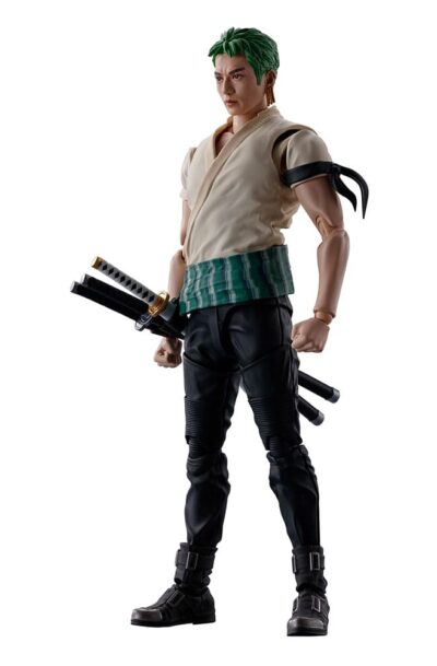 Bandai Tamashii Nations: One Piece S.H. Figuarts Actionfigur Roronoa Zoro (Netflix) 14 cm