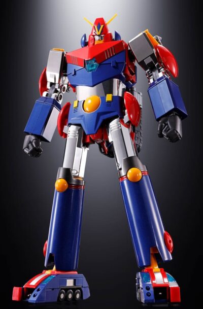 Bandai Tamashii Nations: Super Electromagnetic Machine Voltes V Soul of Chogokin Diecast Actionfigur GX50-SP Com-Battler V Chogokin 50th Anniversary Ver. 25 cm