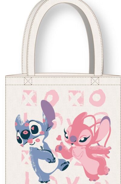 Cerdá: Lilo & Stitch Tragetasche Stitch & Angel Love
