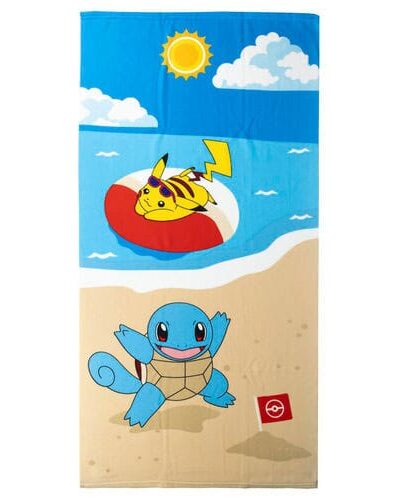 Cerdá: Pokemon Handtuch Pikachu, Schiggy 70 x 140 cm