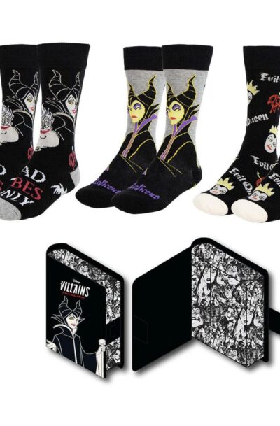 Cerdá: Disney Villains Socken 3er-Pack 36-43
