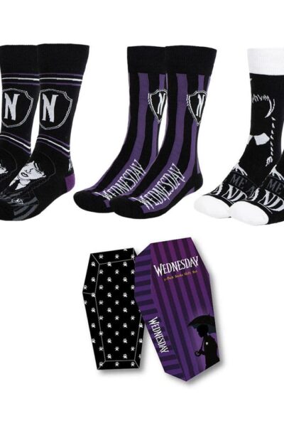 Cerdá: Wednesday Socken 3er-Pack 36-43