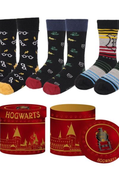 Cerdá: Harry Potter "Hogwarts Socken 3er-Pack" 38-45