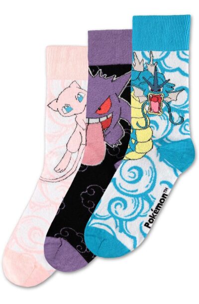 Difuzed: Pokémon Socken 3er-Pack Crew 39-42