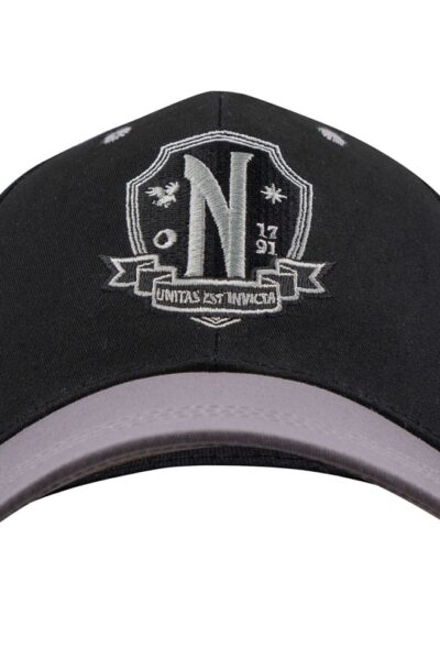 Cinereplicas: Wednesday Baseball Cap Nevermore Academy Black