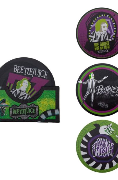 Cinereplicas: Beetlejuice Untersetzer 4er-Pack