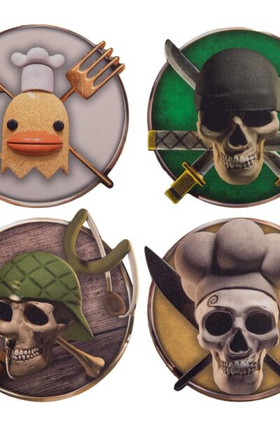 Cinereplicas: One Piece Untersetzer 4er-Pack Characters #2
