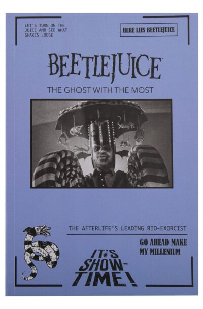 Cinereplicas: Beetlejuice Notizbuch It’s Show Time
