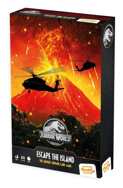Cartamundi: Jurassic World Shuffle Kartenspiel Escape The Island