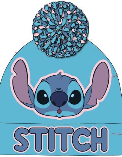 Heroes Inc: Lilo & Stitch Pom-Pom Beanie Light Blue