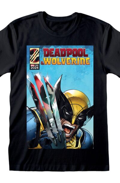 Heroes Inc: Deadpool T-Shirt Wolverine Reflection   Grösse M