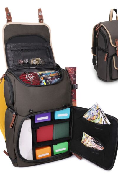 Enhance: Enhance TCG Series Trading Card Backpack Designer Edition Grey Full-size