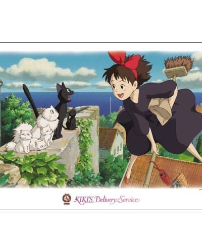 Ensky: Kikis kleiner Lieferservice Puzzle Kiki and the cats (1000 Teile)